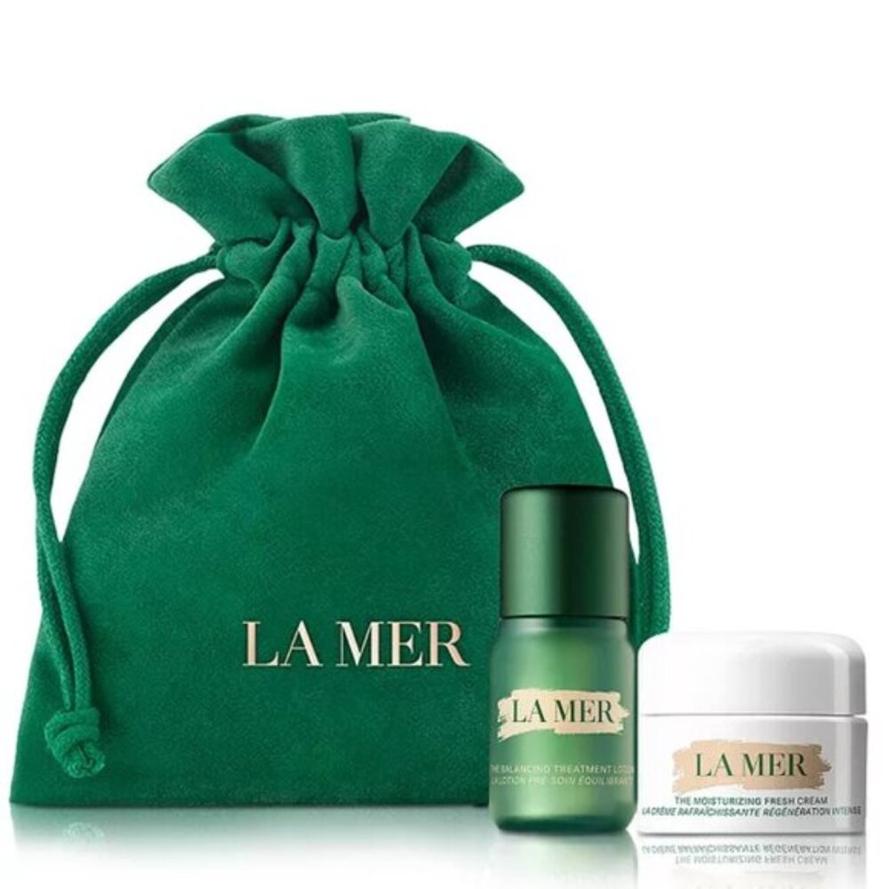 LA MER 2-pc Set: Moisturizing FRESH Cream + BALANCING Treatment Lotion LAMER